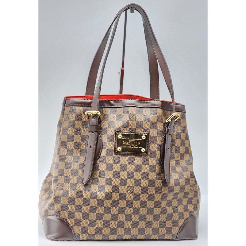 Louis Vuitton Hampstead GM Damier Ebene Shoulder Bag | Mint Condition